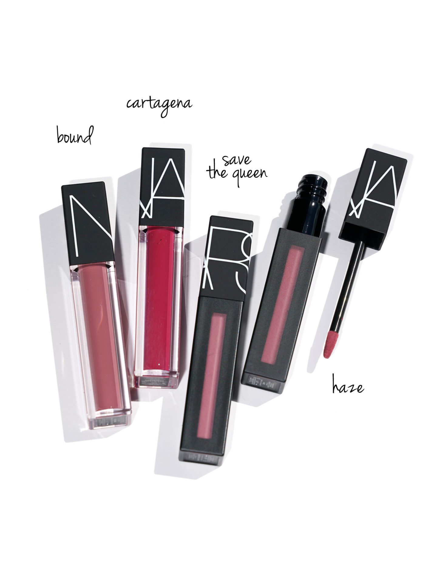 NARS Endless Summer Undressed Liquid Lip Set 2 swatches | The Beauty Look Book