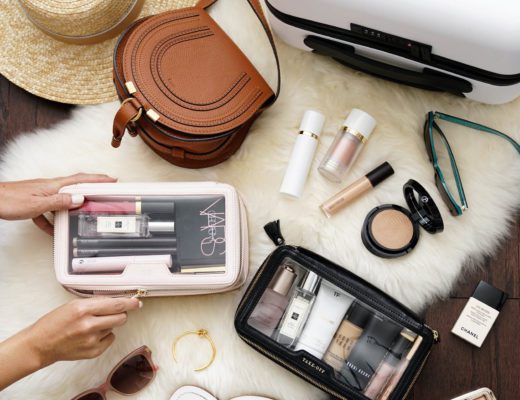 Packing Away Carry On via The Beauty Look Book