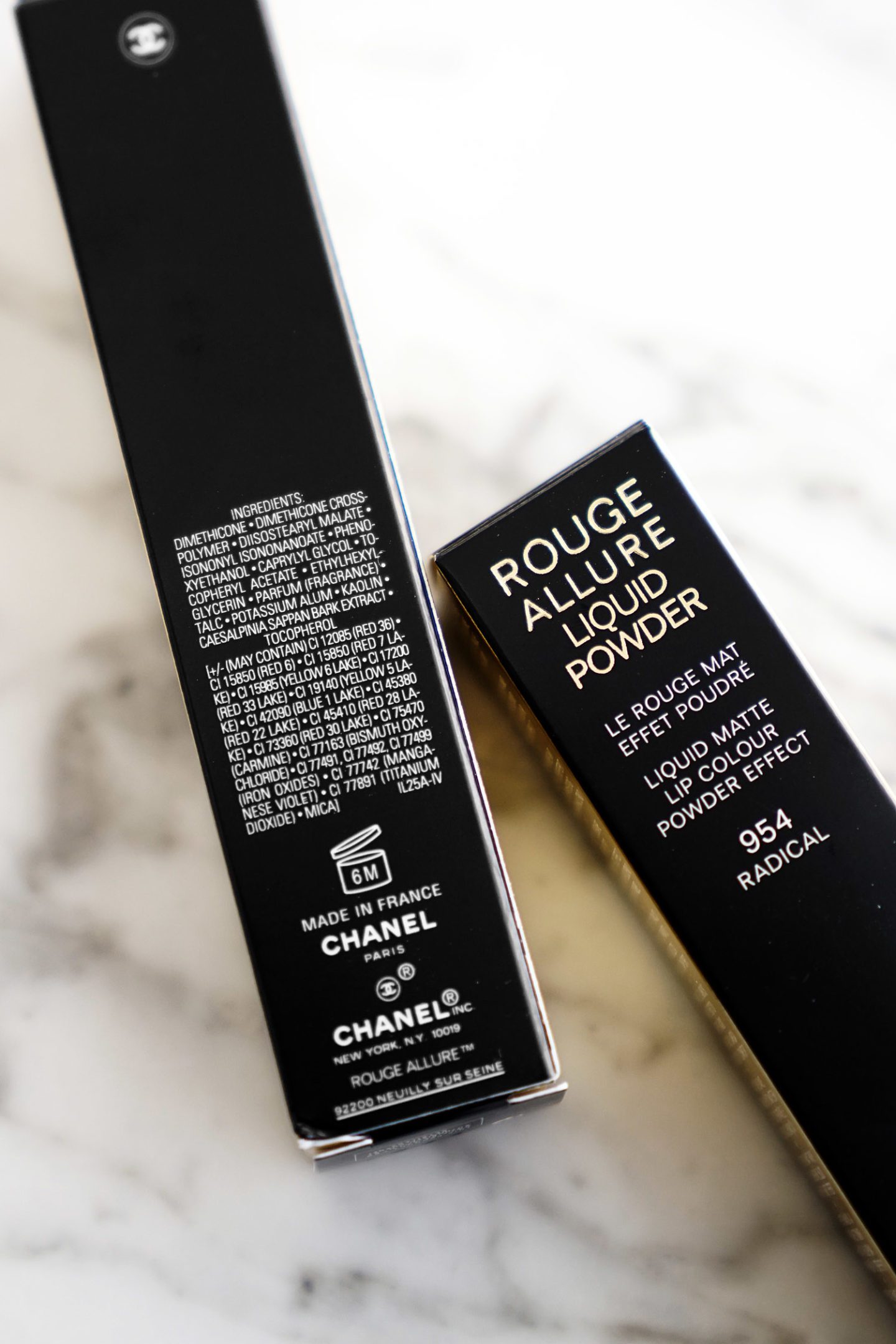 Chanel Rouge Allure Liquid Powder ingredients