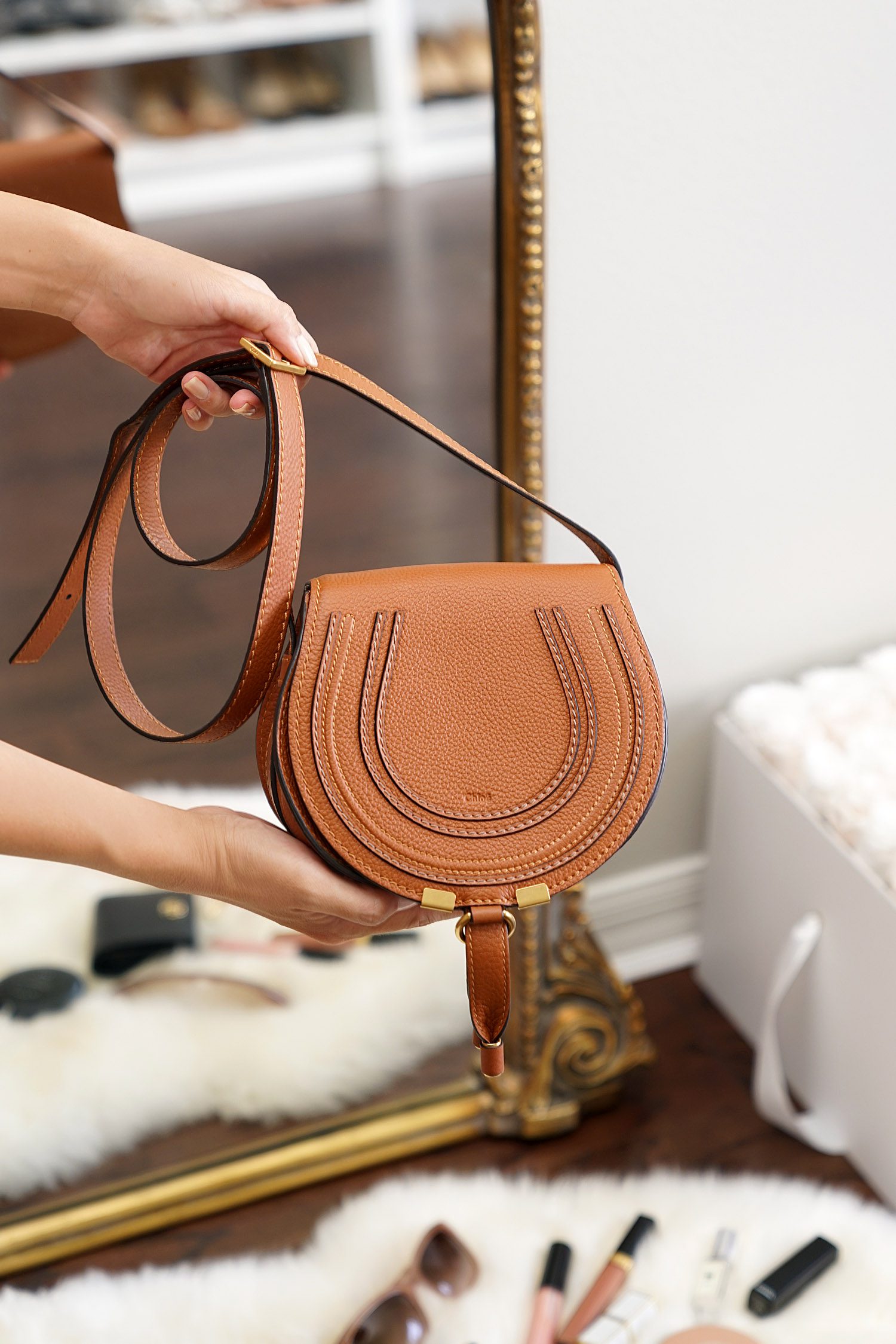 mini marcie saddle bag