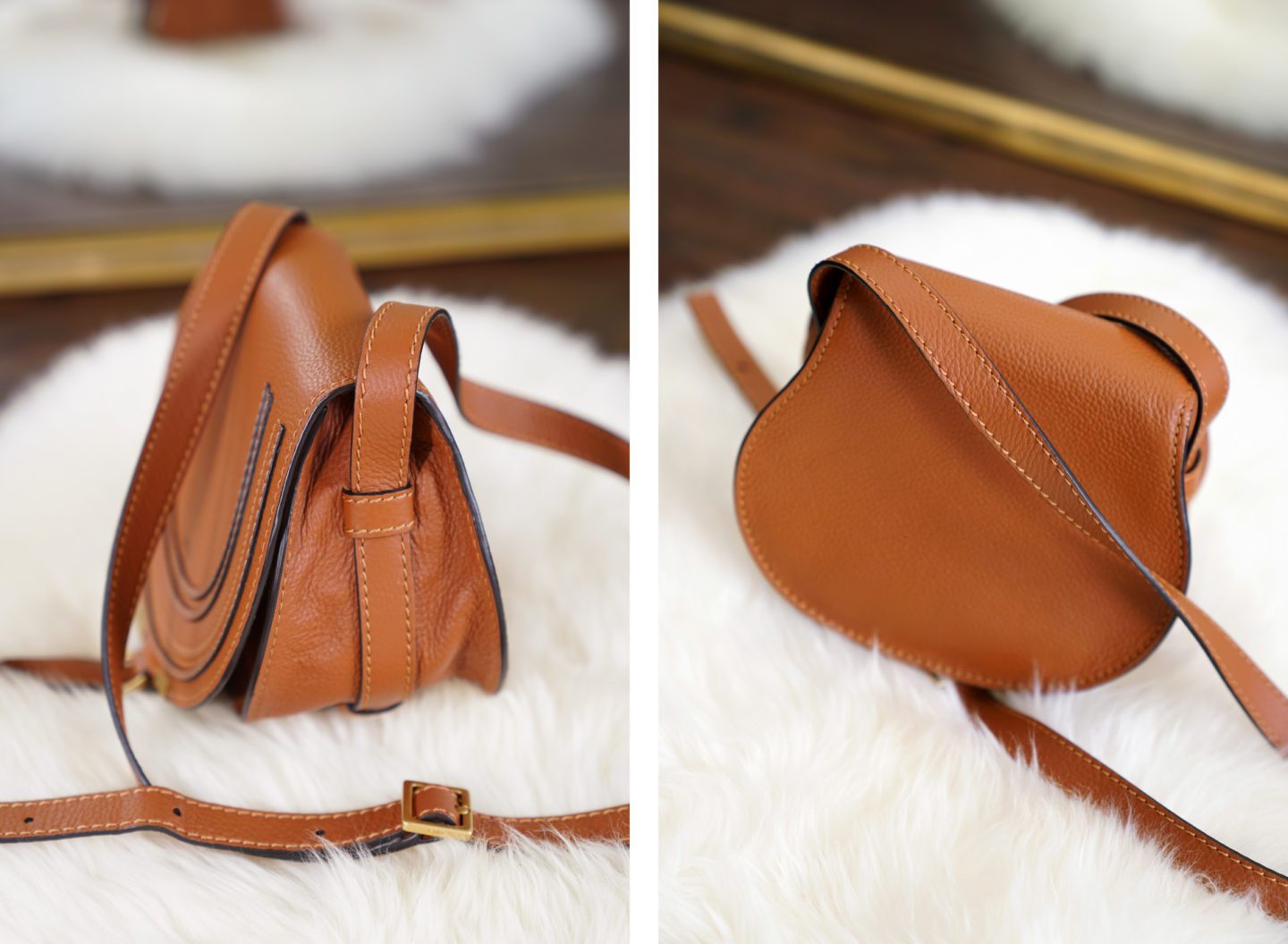Chloe Mini Marcie Bag Side and Back View | The Beauty Look Book