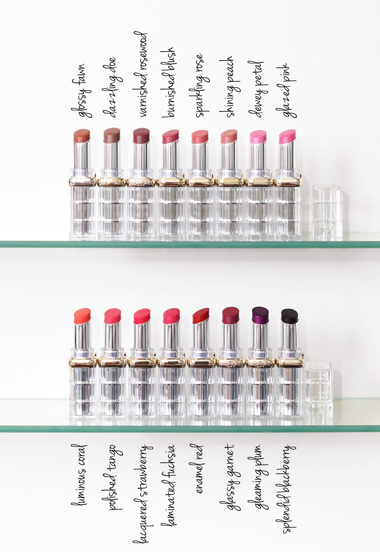 L'Oreal Color Riche Shine Lipsticks Review