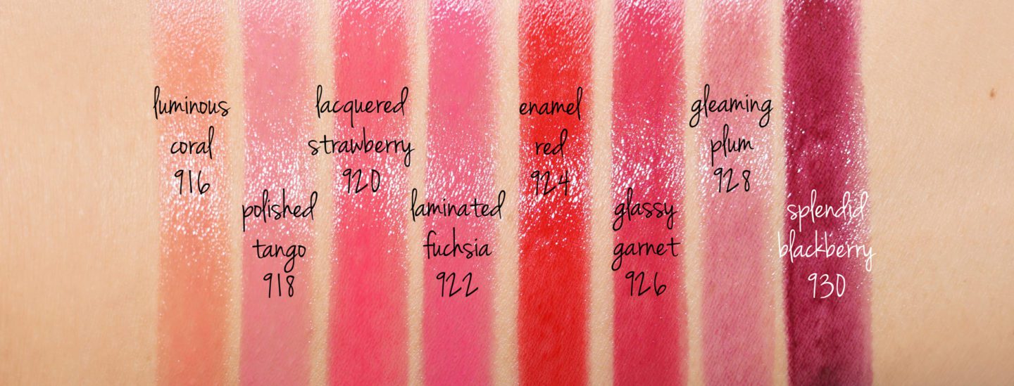 L'Oreal Color Riche Shine Lipstick Swatches Deeper Brights