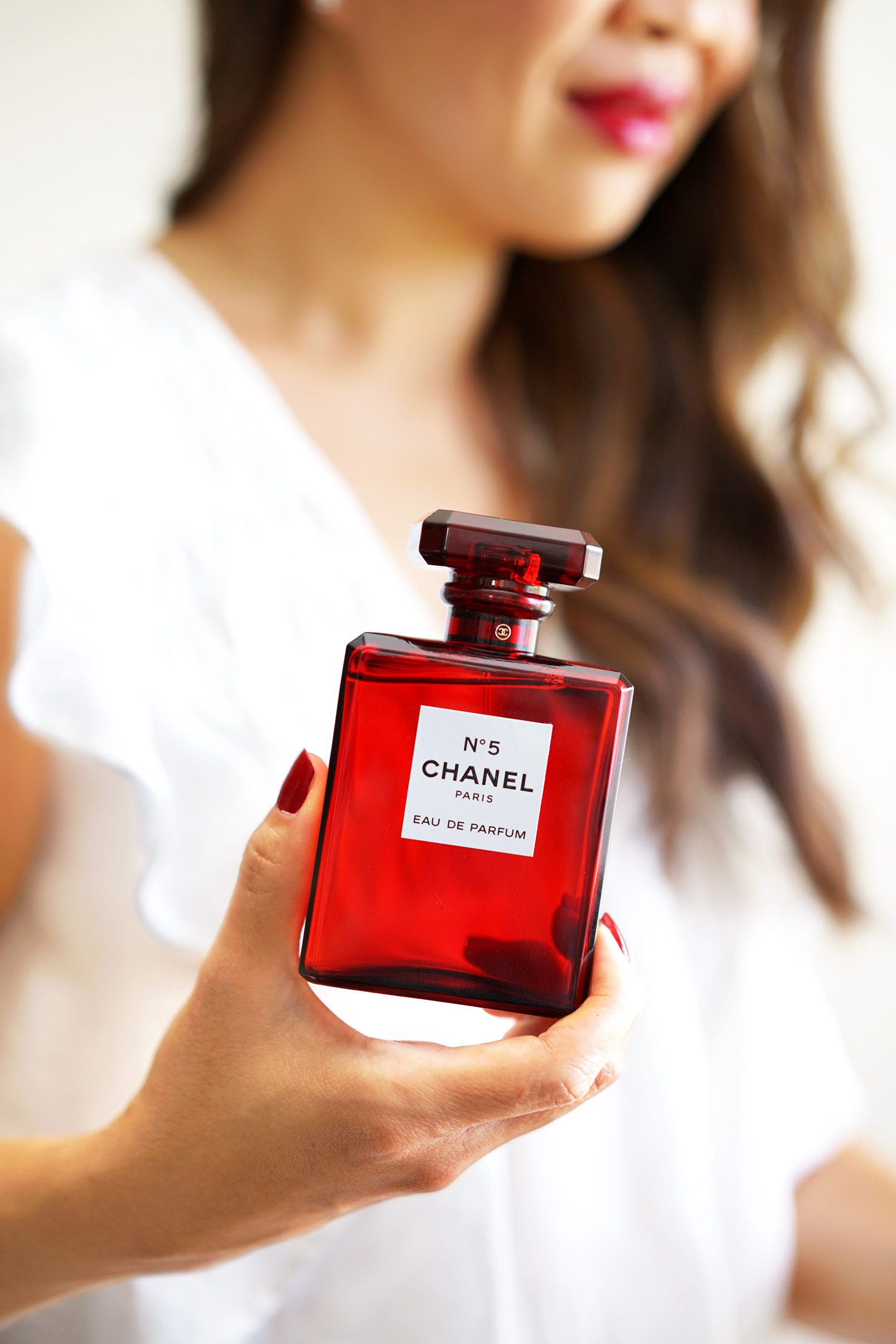 chanel perfume red bottle