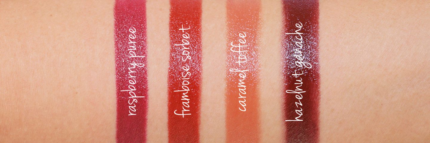 Shu Uemura La Maison du Chocolate Rouge Unlimited Lipstick swatches