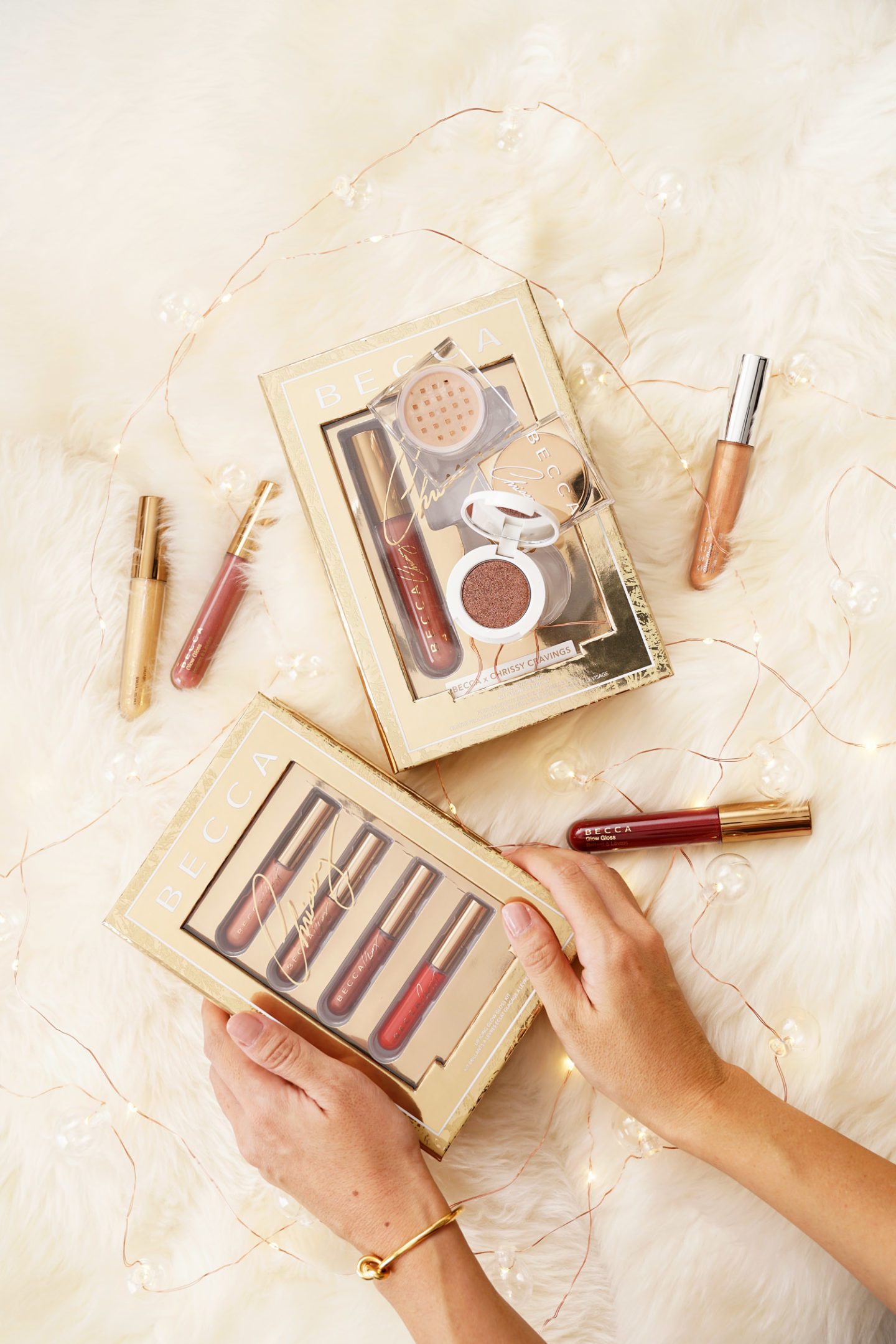 Becca x Chrissy Teigen Holiday Collection Review + Swatches 