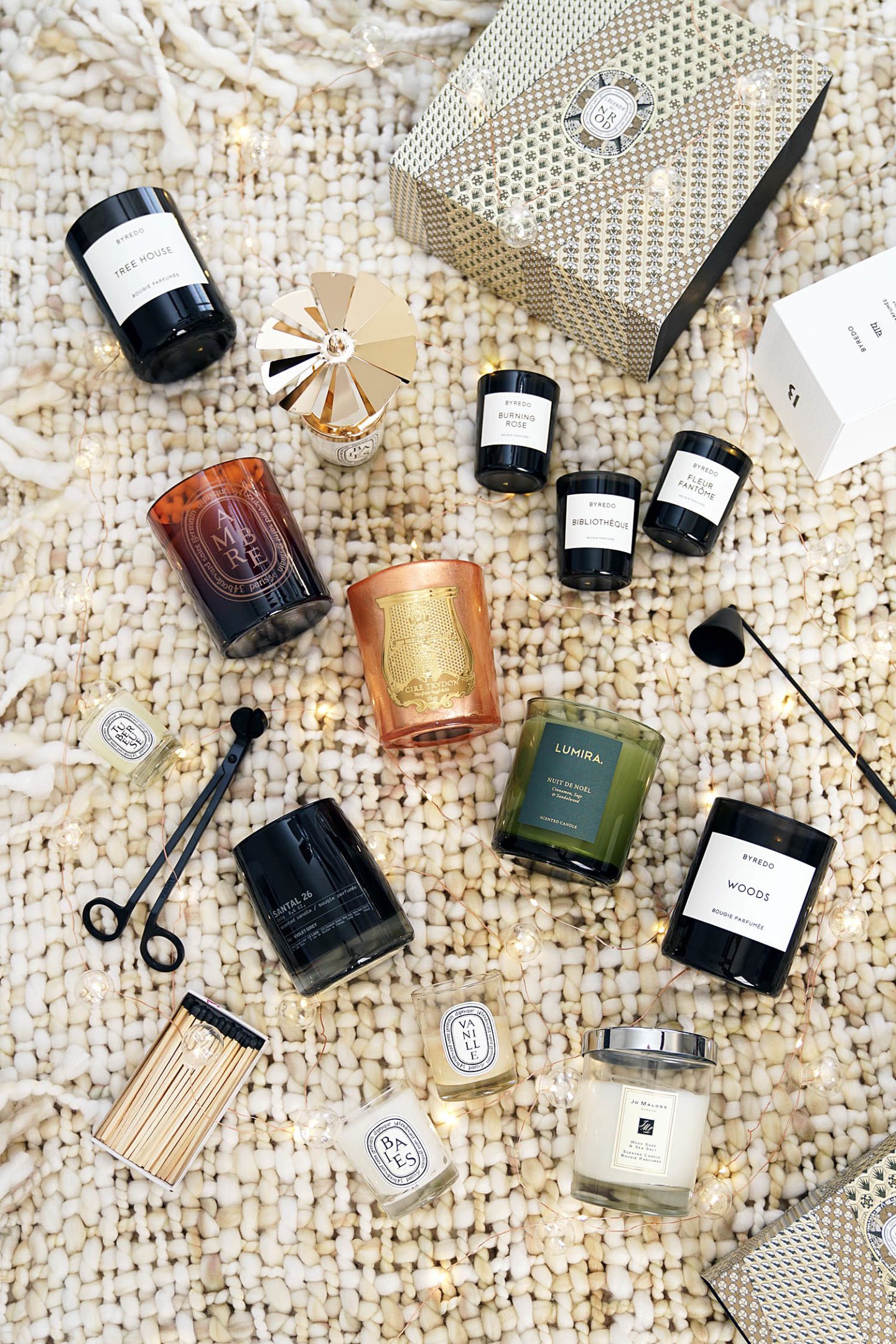 Best Holiday Candles Diptyque, Le Labo, Byredo, Cire Trudon and Lumira | The Beauty Look Book