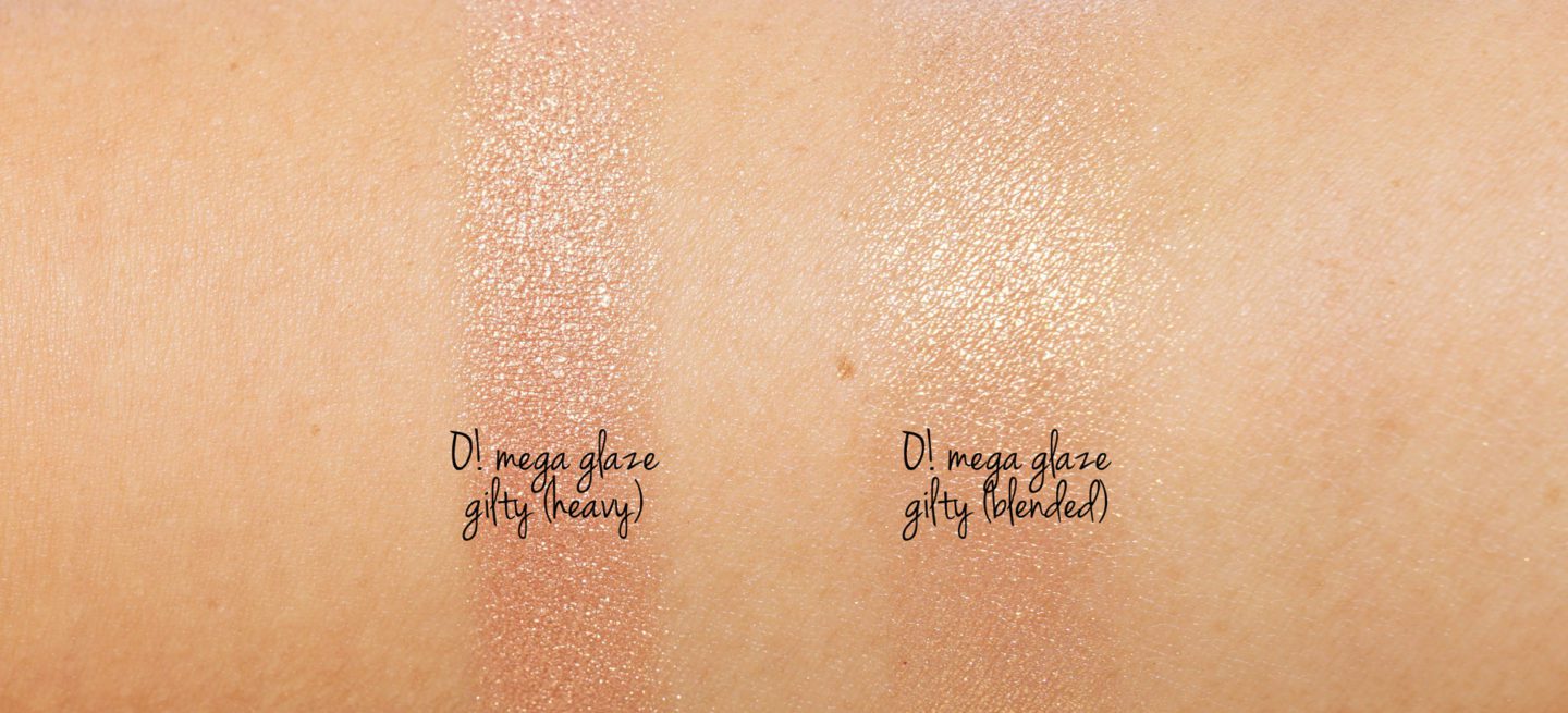 Marc Jacobs OMega Glaze All Over Foil Luminizer Gilty swatches Holiday 2018