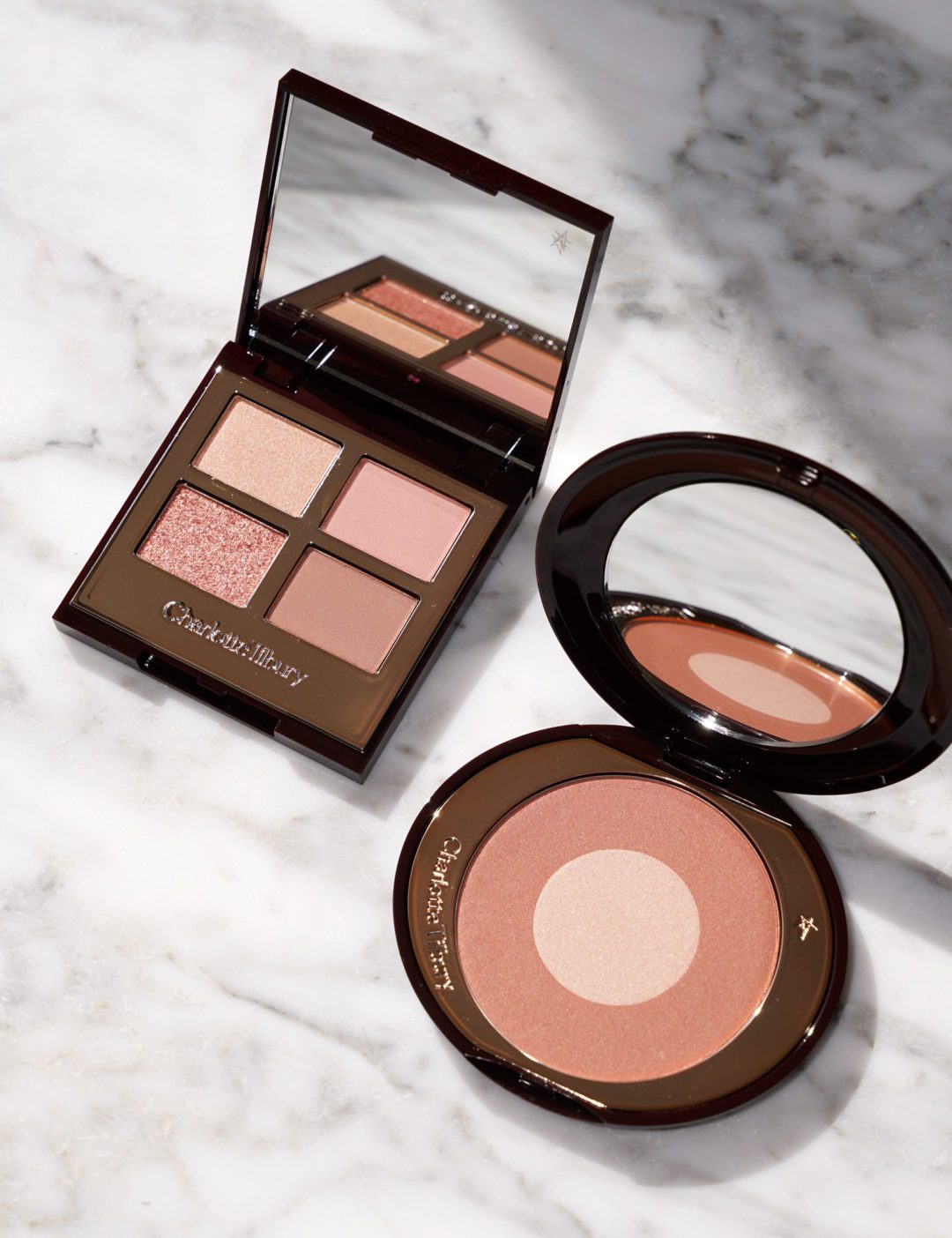 CharlotteTilburyPillowTalkEyeshadowQuadBlushreviewswatches