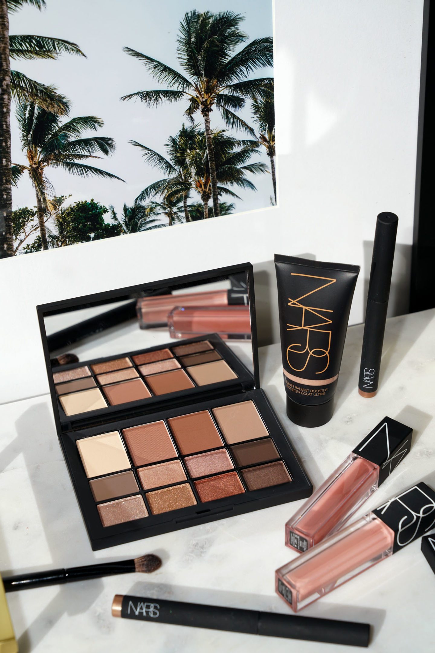 NARS Skin Deep Eye Palette and Super Radiant Booster Review 