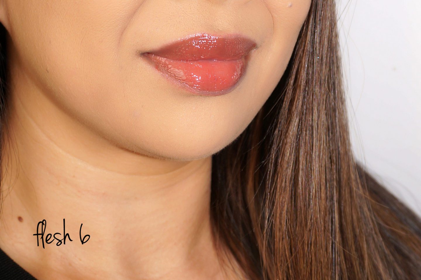 Pat McGrath LUST Gloss Flesh 6 swatch | The Beauty Look Book