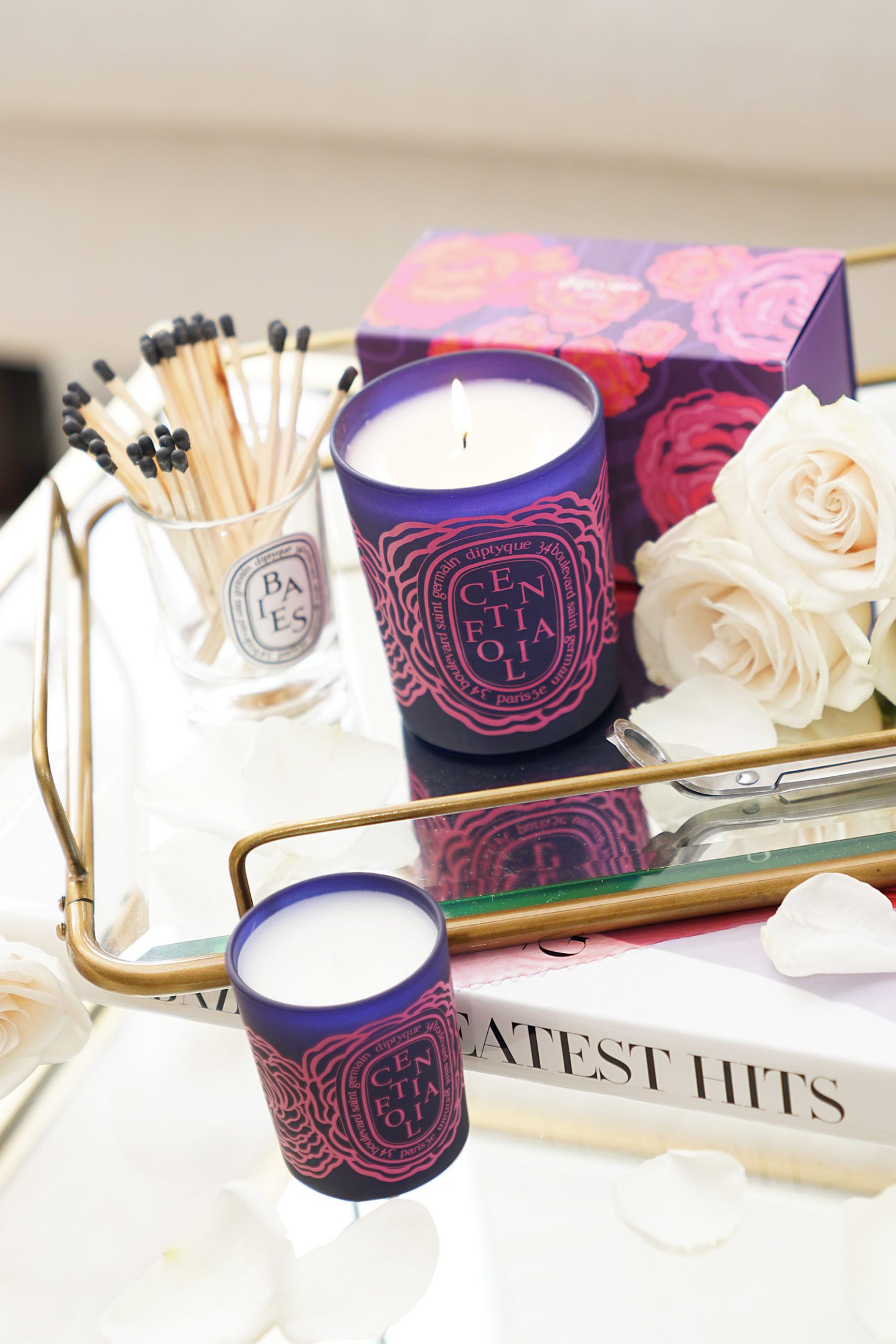 The Beauty Look Book Diptyque Valentine's Day Roses Candles Centifolia Review