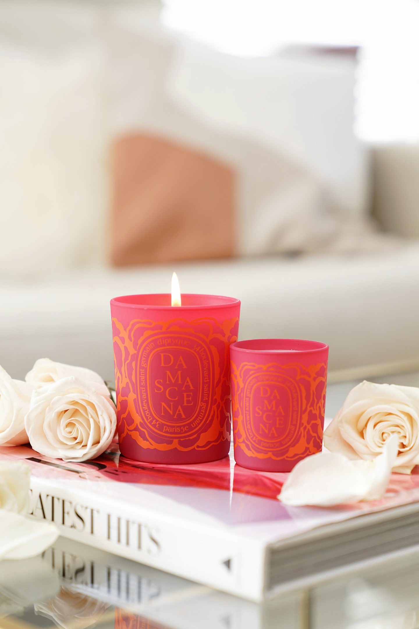 The Beauty Look Book Diptyque Valentine's Day Roses Candle Damascena Review