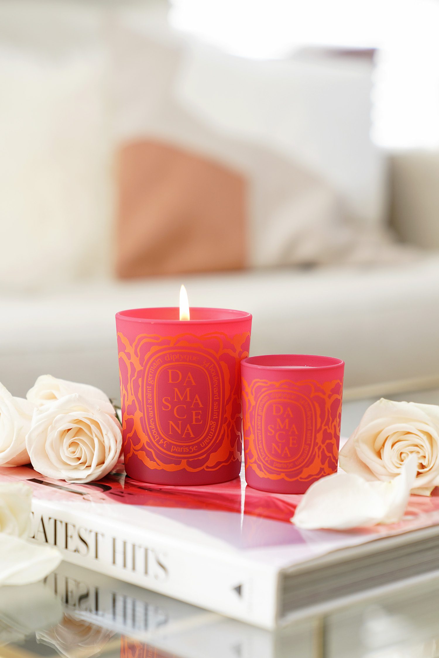 Diptyque Damascena Candle Limited Edition 2.4 oz 70 g 