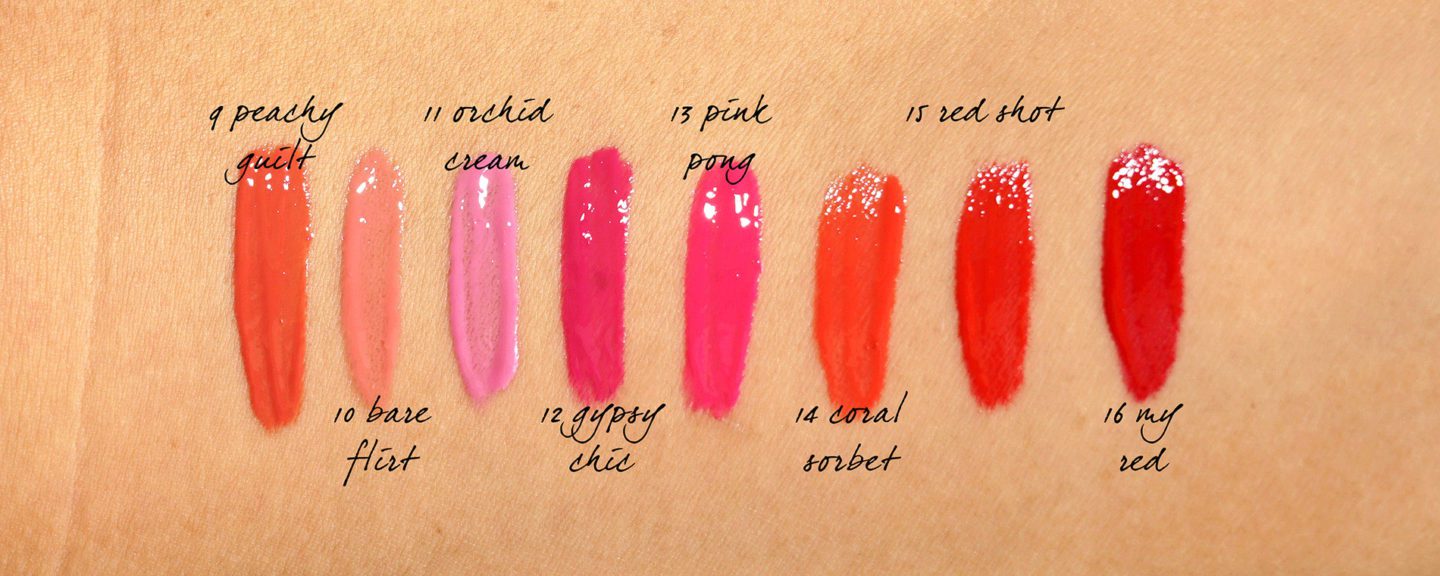 By Terry Lip Expert Shine lip swatches