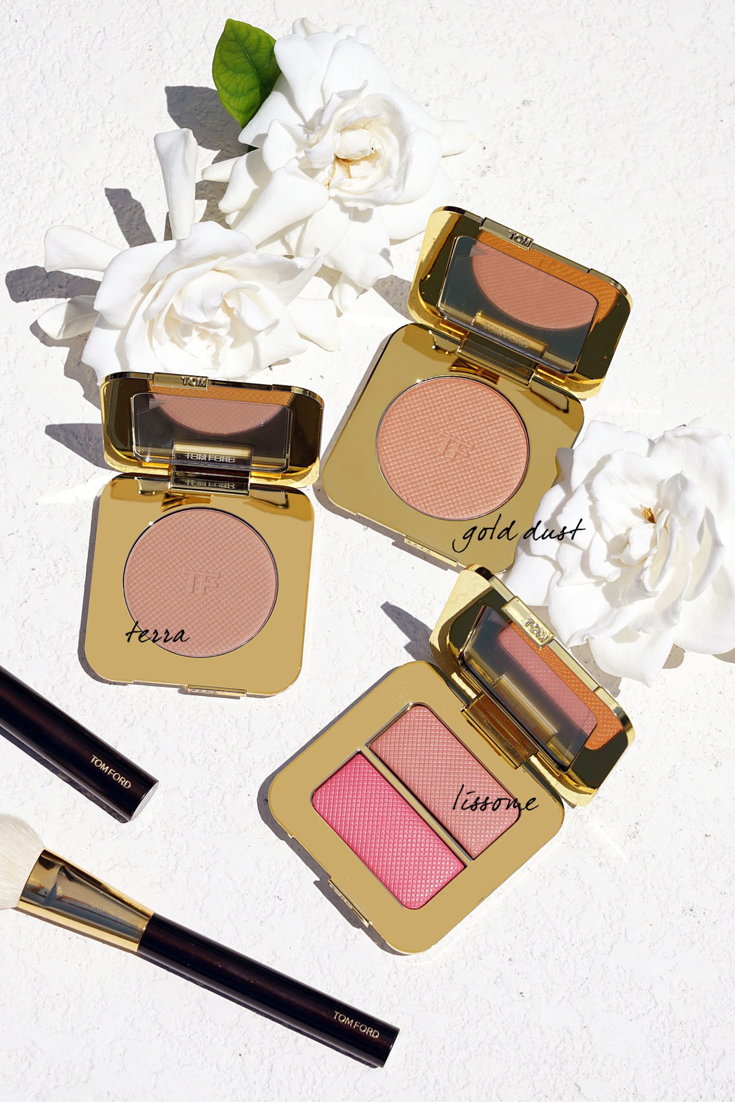 Tom Ford Soleil Glow Bronzer Terra and Gold Dust and Sheer Cheek Duo Lissome