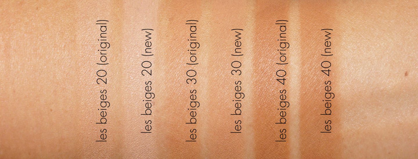 Chanel Les Beiges Healthy Glow Powder swatches