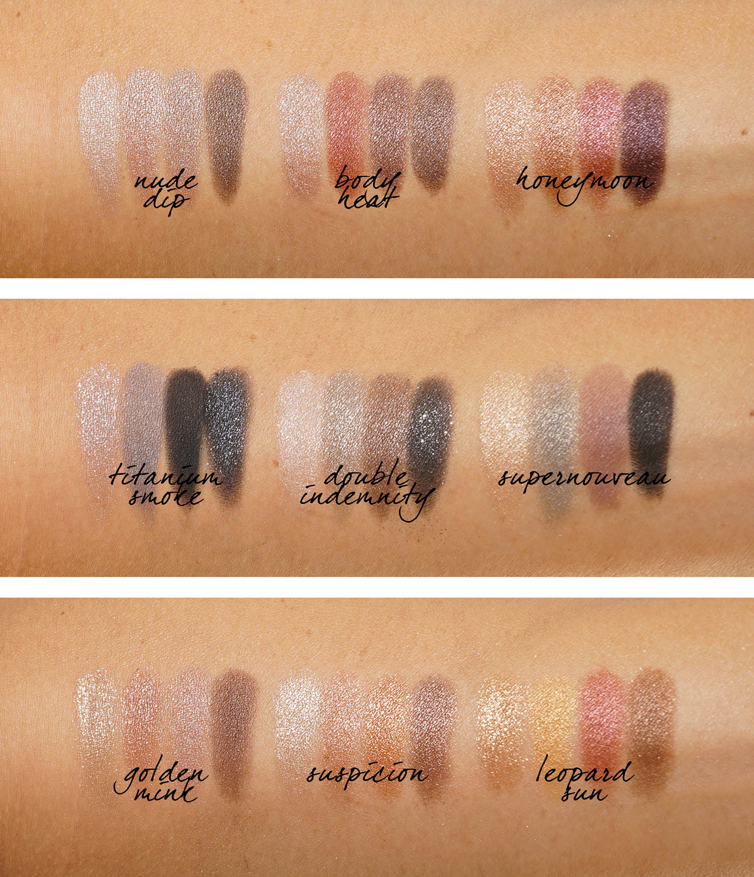 New Eye Color Quads Body Heat, Double Indemnity, Suspicion Emotionproof Picks - The Beauty Look Book