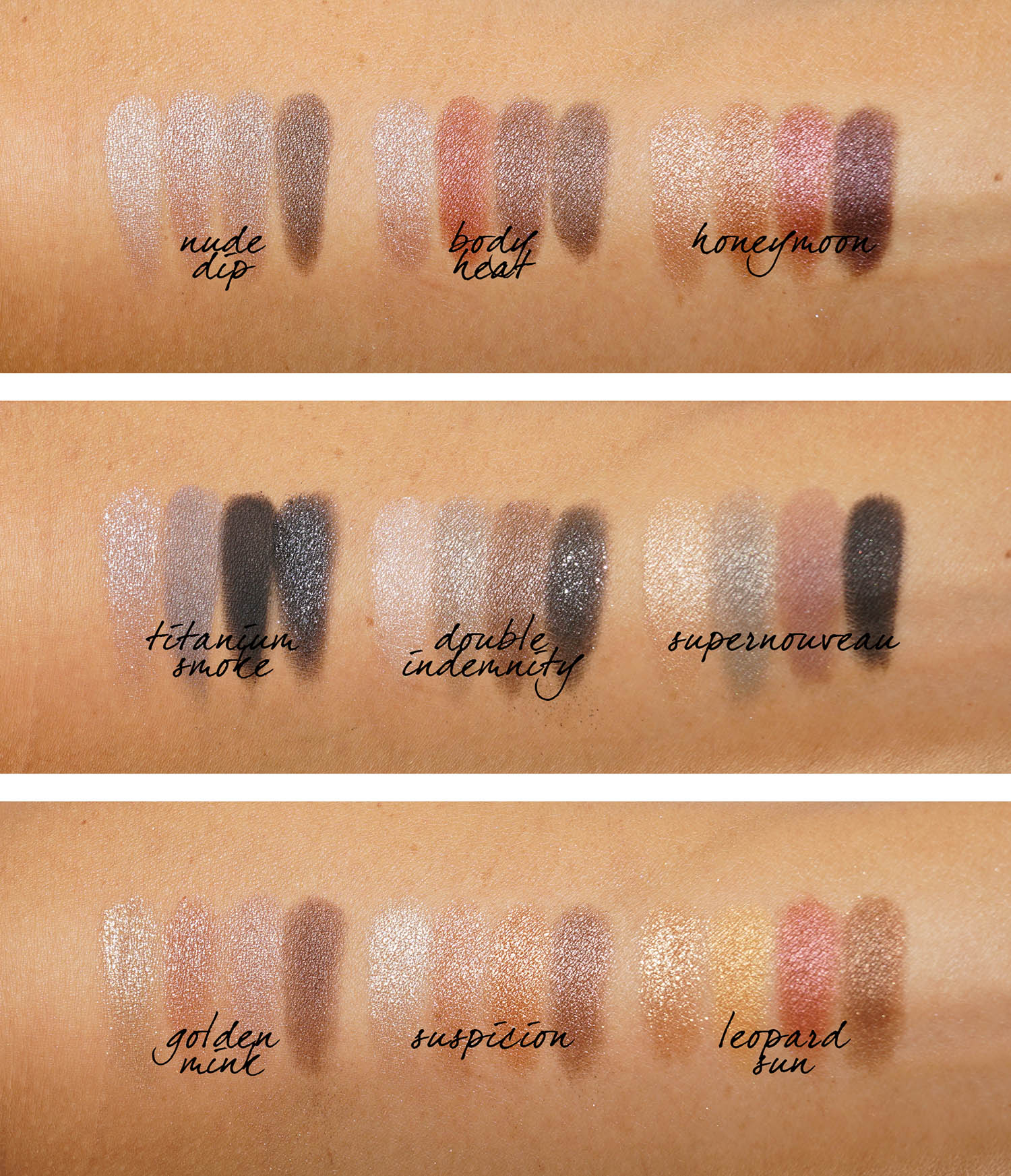 Descubrir 88+ imagen tom ford eyeshadow swatches