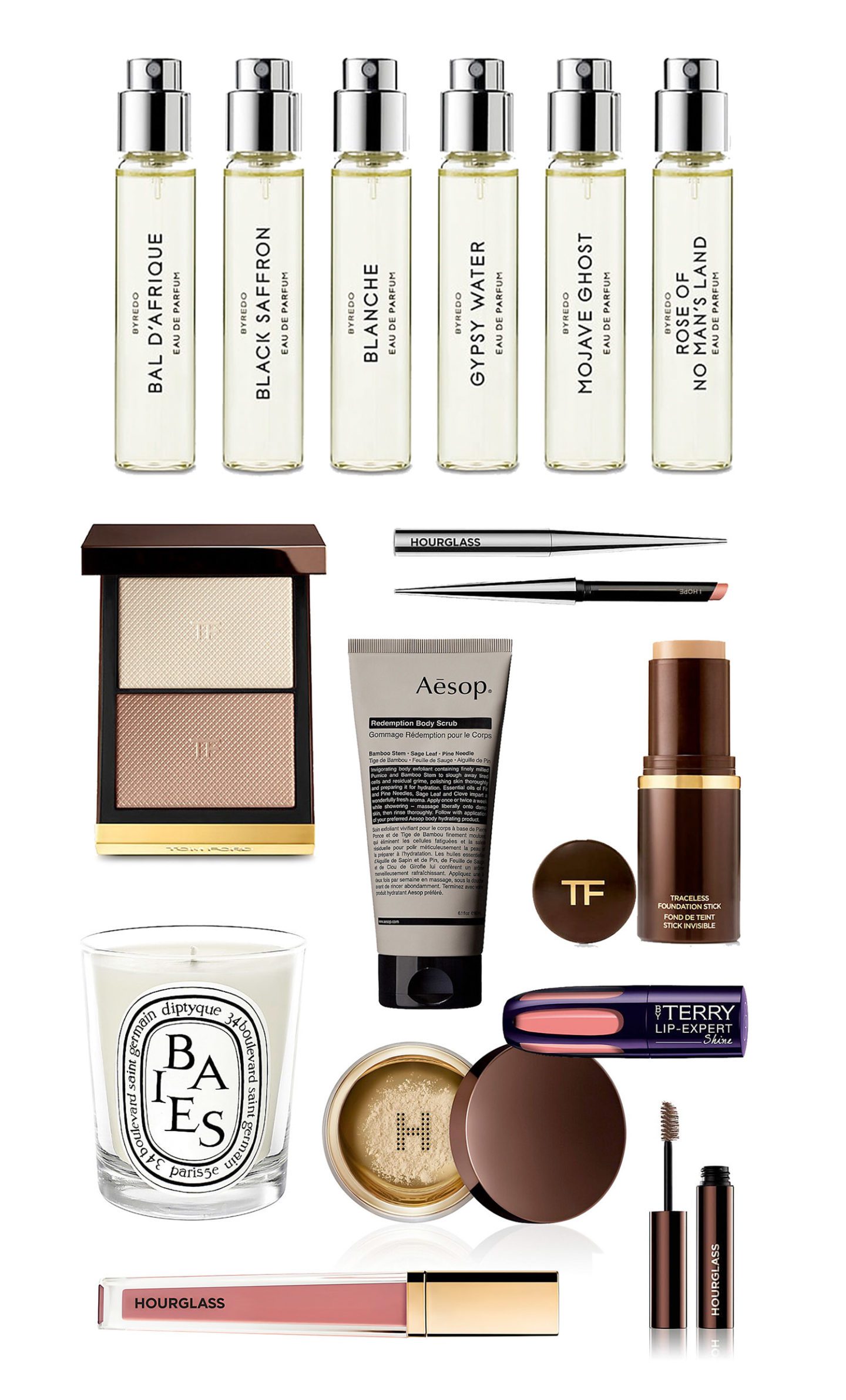 Beauty Favorites from Barneys Byredo, Diptyque, Aesop, Tom Ford