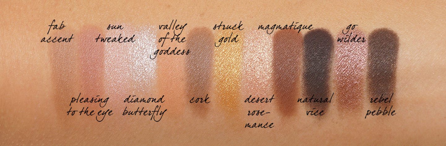 MAC Electric Wonder Natural Vice Eyeshadow Palette swatches | The Beauty Look Book
