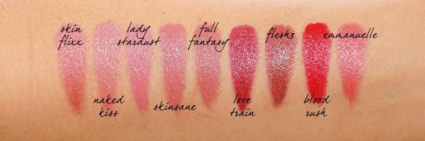 Pat McGrath BlitzTrance Lipstick Swatches | The Beauty Look Book