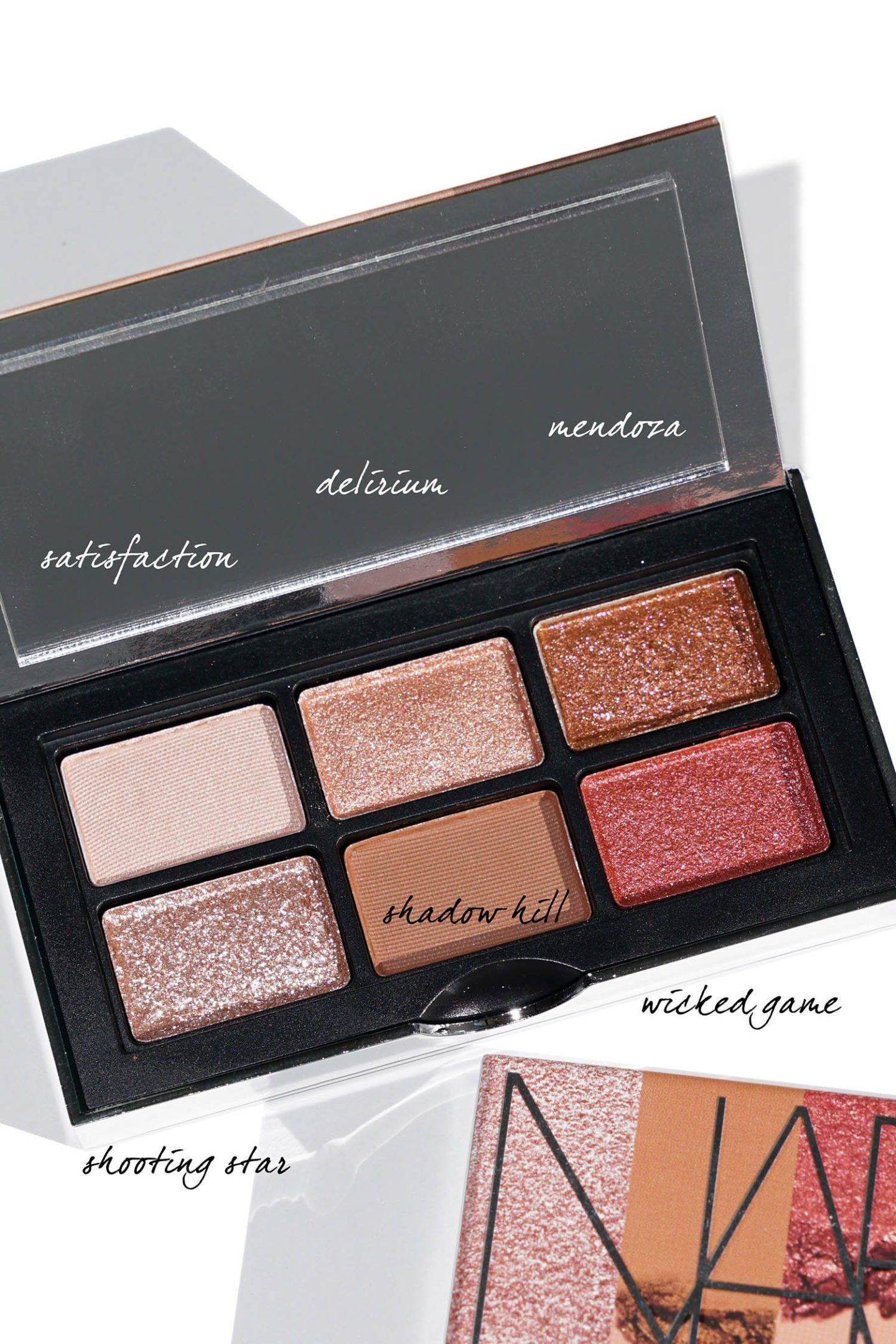 NARS Mini Wanted Eyeshadow Palette review via the beauty look book