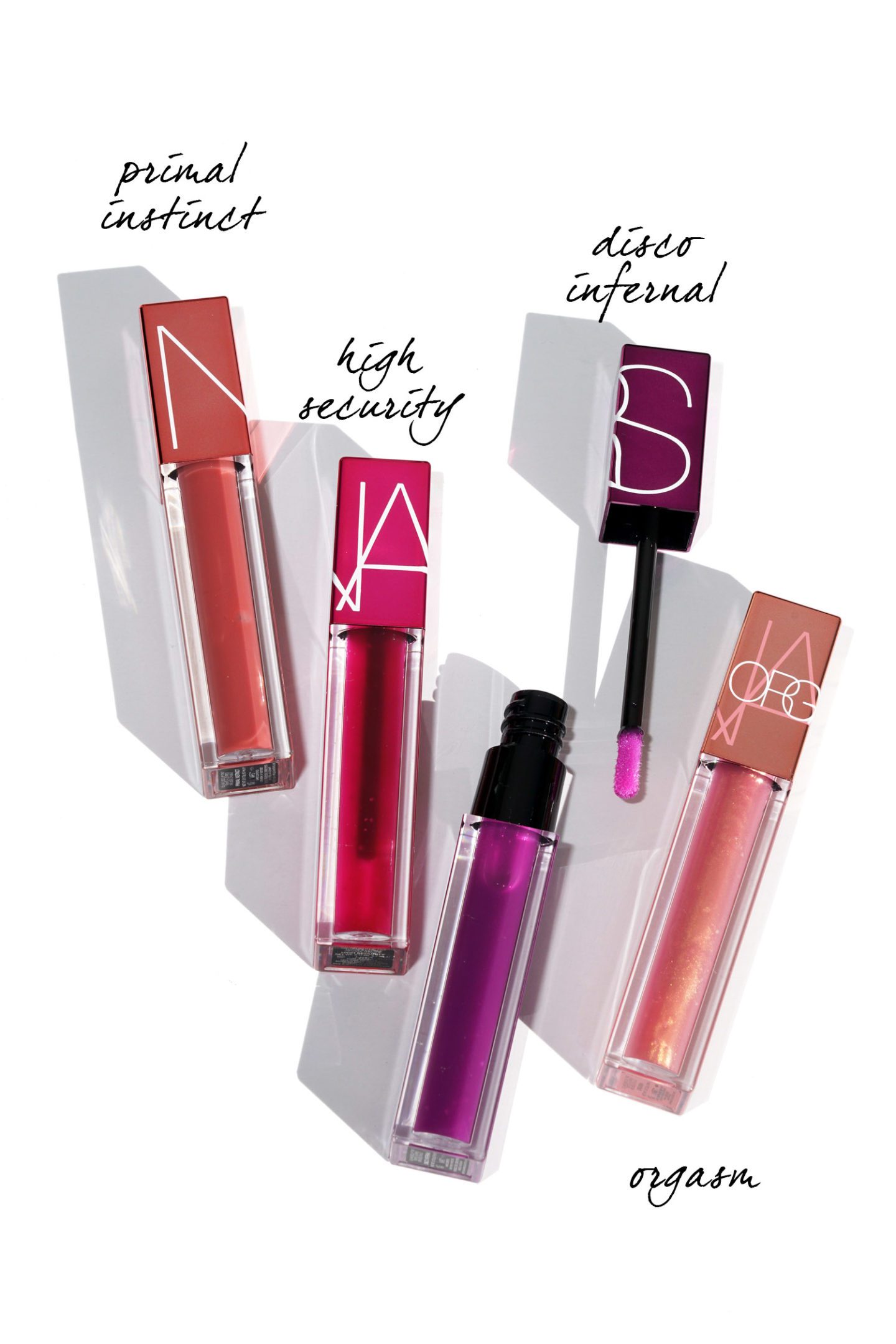 NARS Oil-Infused Lip Tints Primal Instinct, High Security, Disco Infernal review