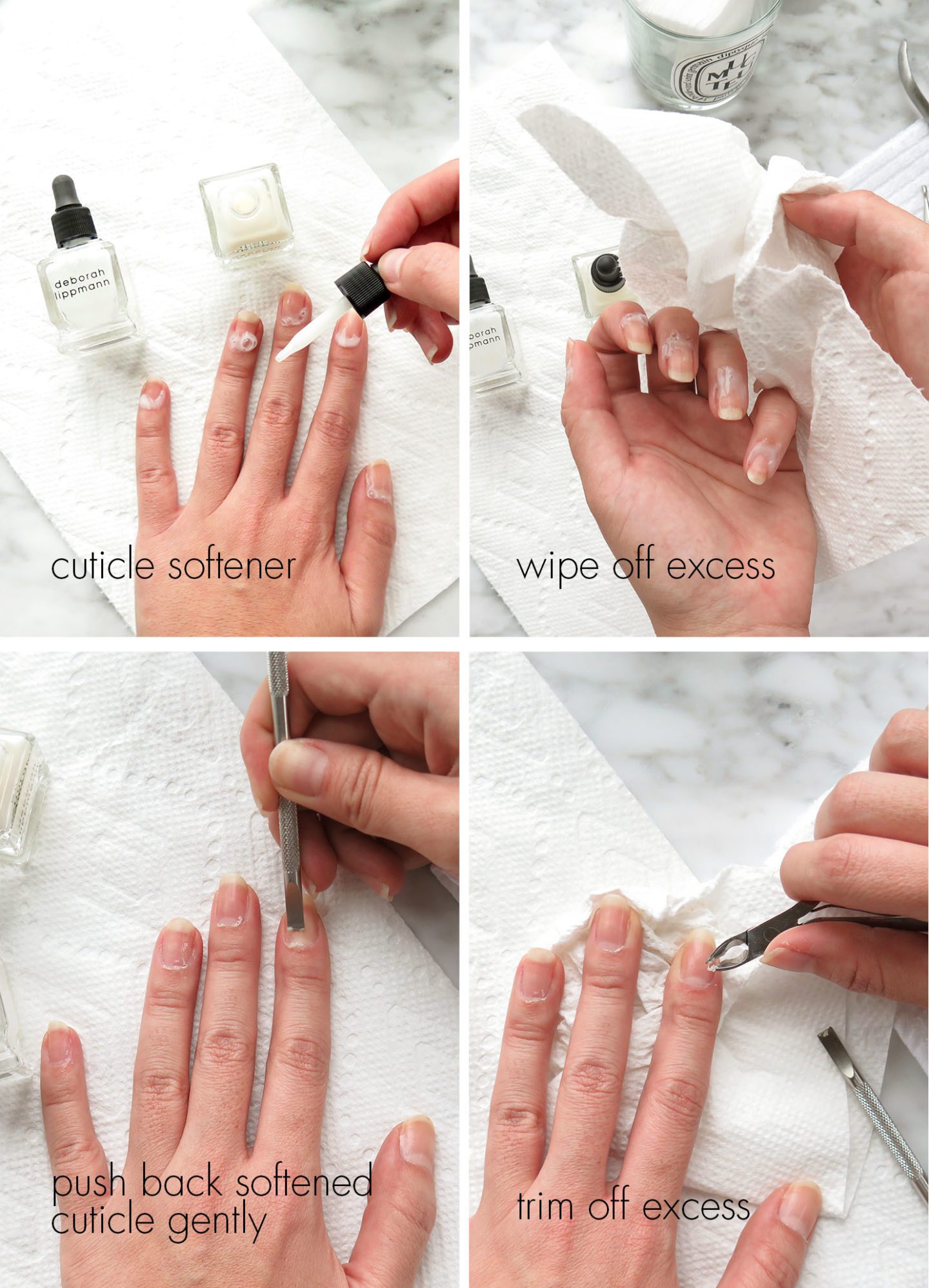 Cuticle Care Steps Trimming Tutorial