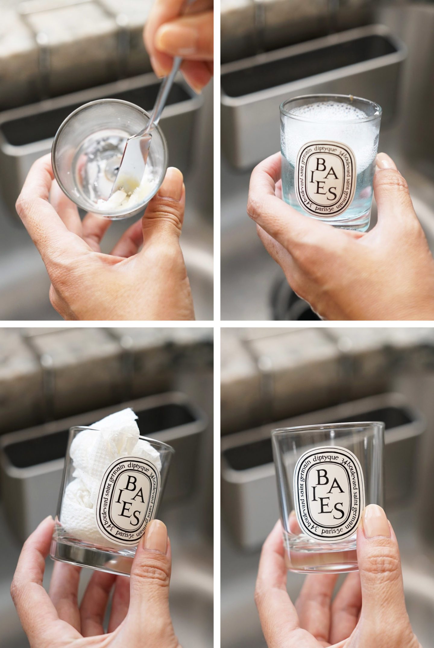 Cleaning Diptyque Candle Jars