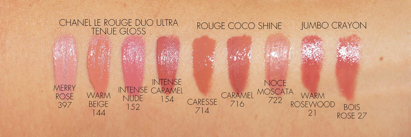 Chanel Neutral Gloss Swatches