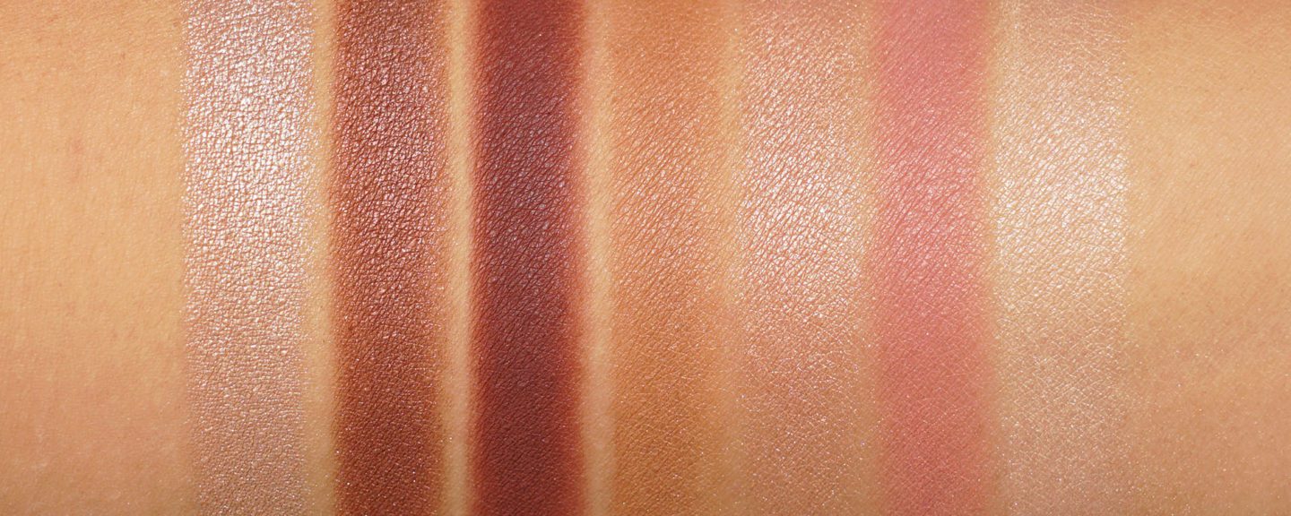 Charlotte Tilbury Gorgeous Glowing Beauty Palette swatches