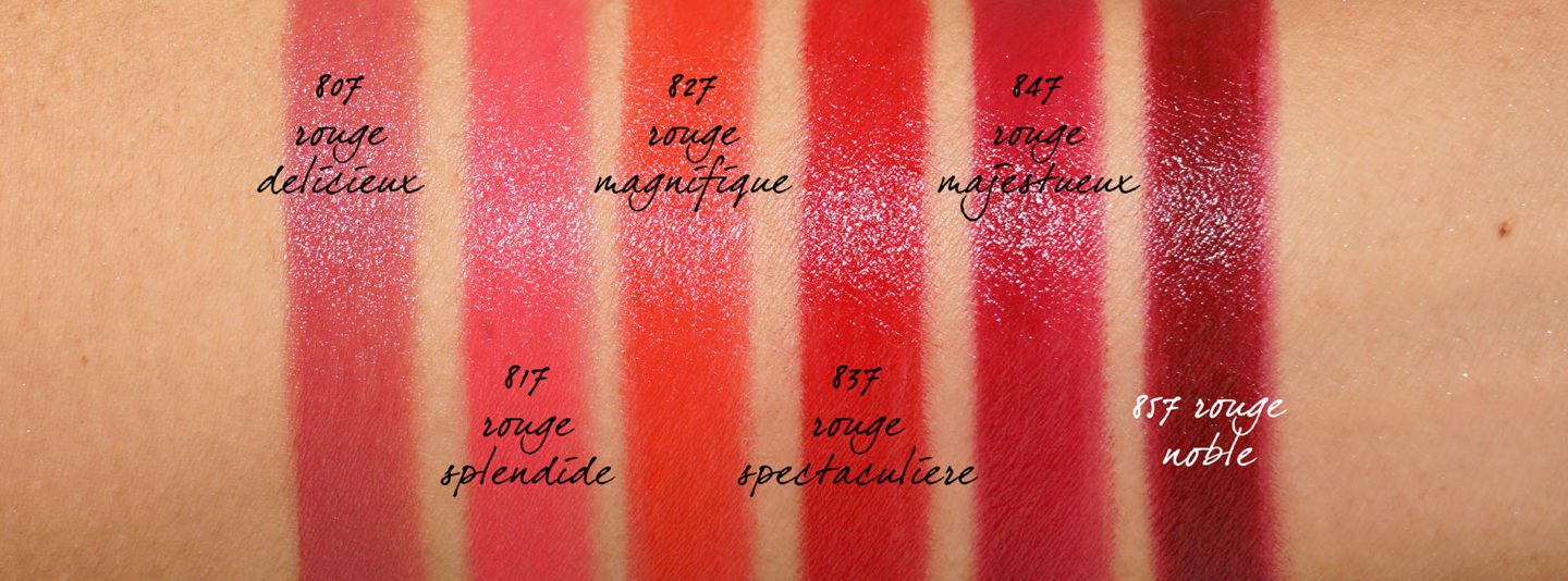 Échantillons de rouge à lèvres Chanel Holiday 2019 Rouge Allure