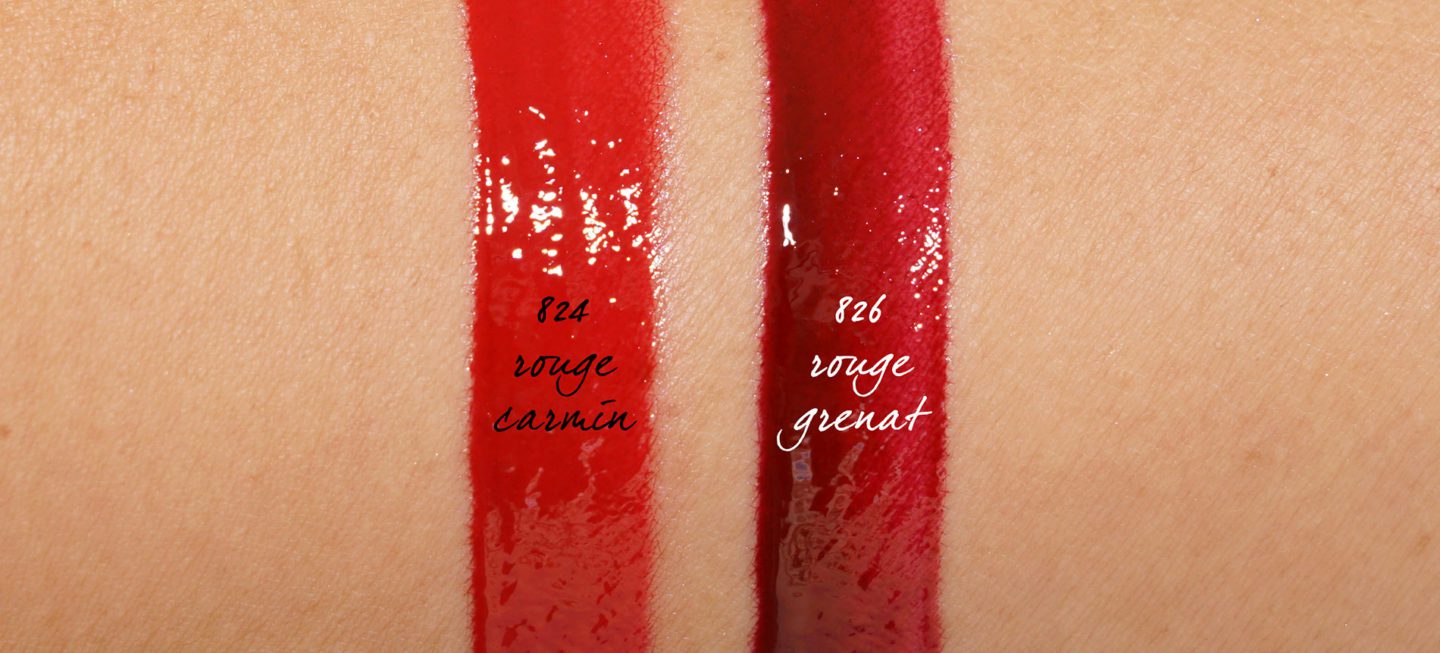 Chanel Rouge Coco Gloss Holiday 2019 Rouge Carmin and Grenat