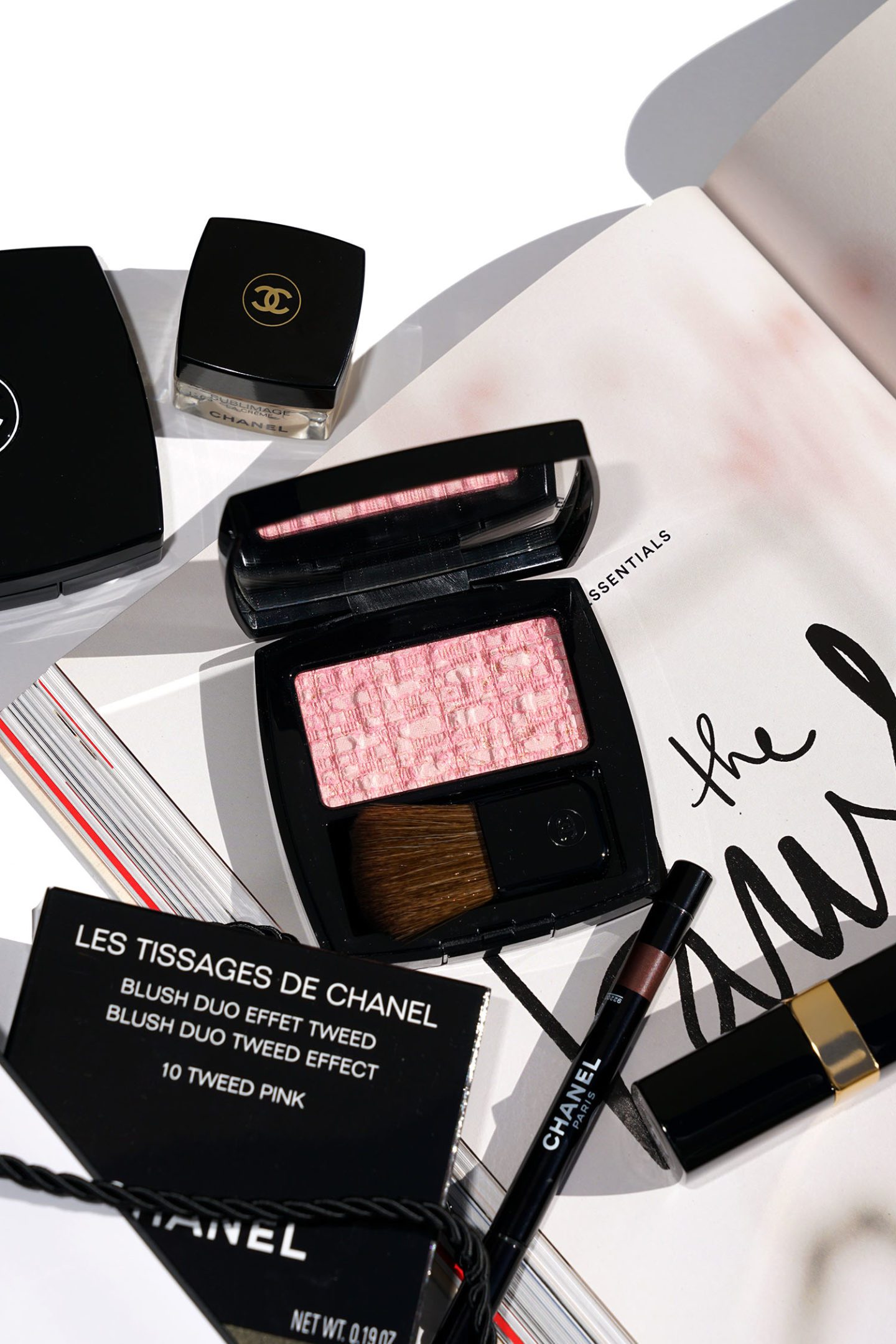 New Chanel Les Tissages de Chanel Tweed Pink Blush The Beauty Look Book