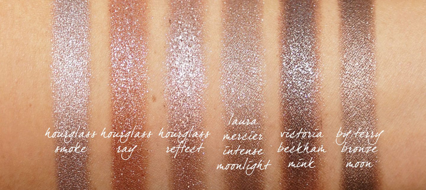 Taupe Shimmer Eyeshadow Swatches