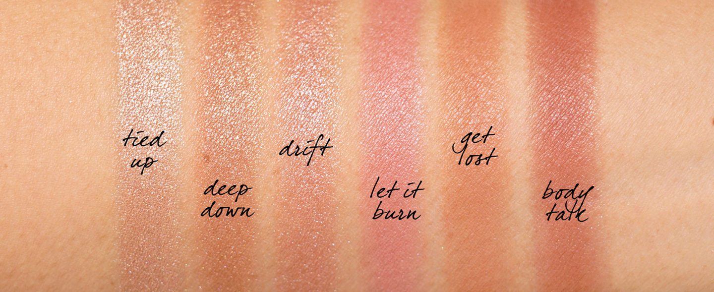 NARS Overlust Cheek Palette Swatches via The Beauty Look Book