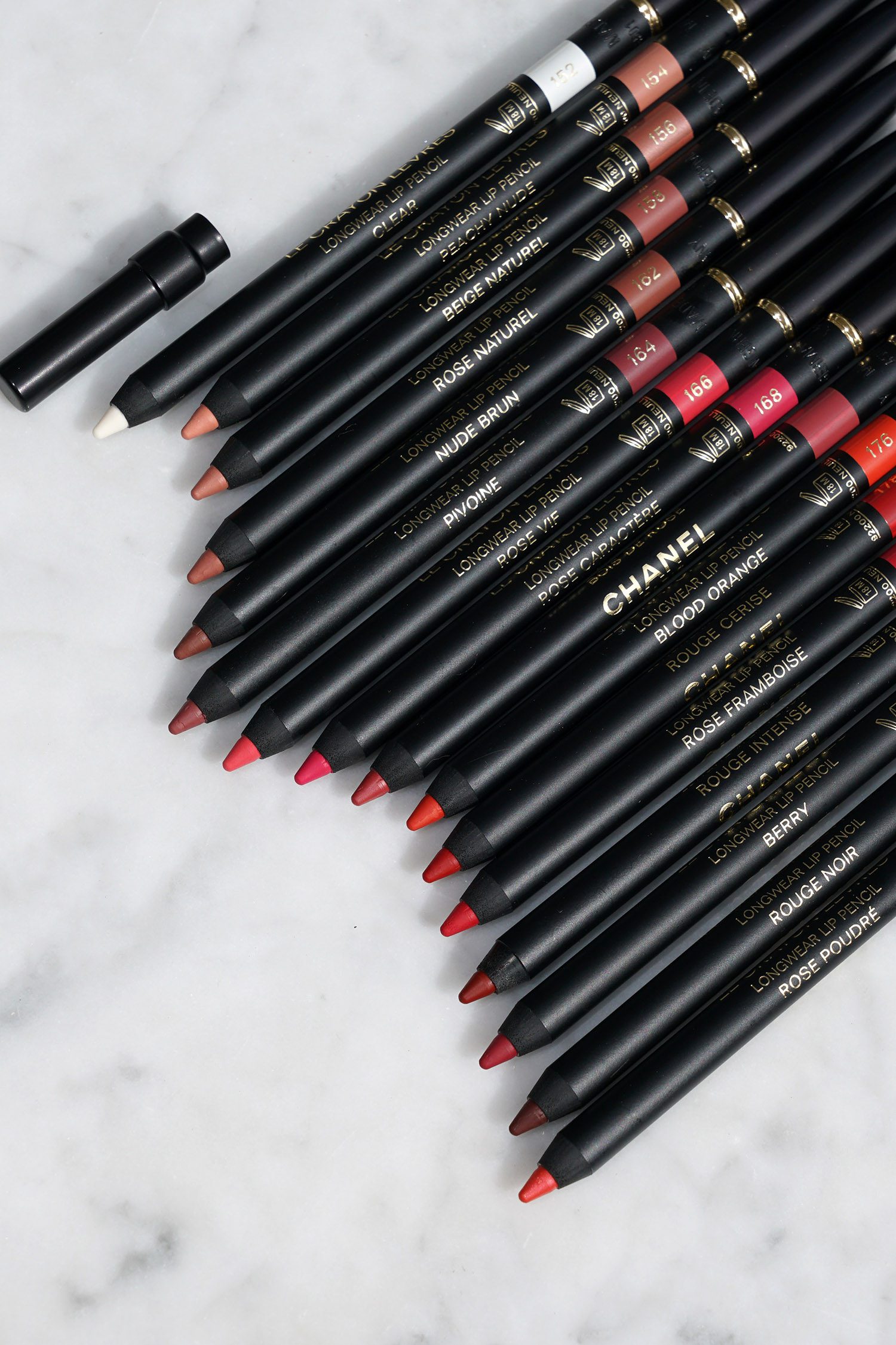 Chanel Rouge Allure Camelia + New Longwear Lip Pencils - The