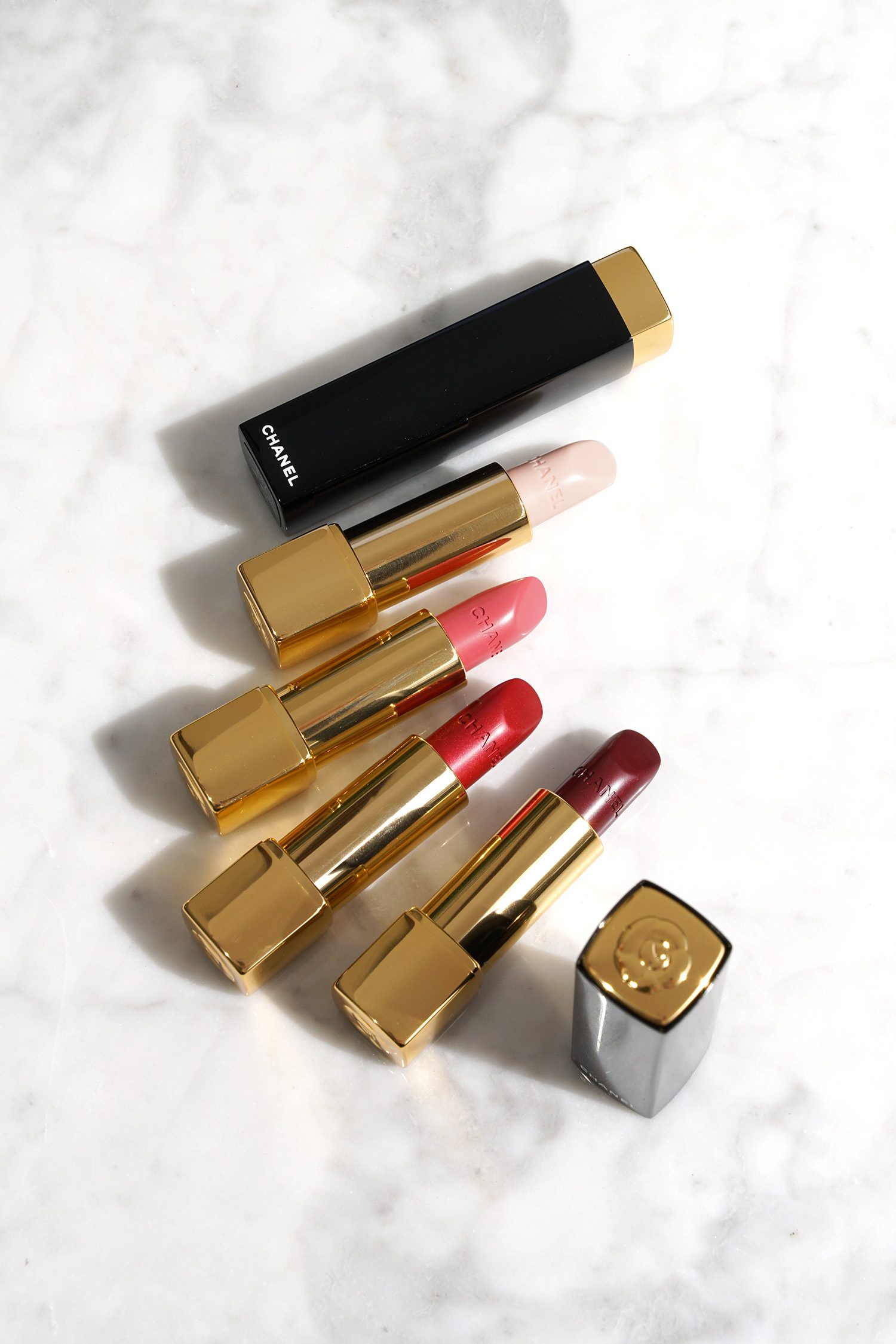 Chanel Rouge Allure Camelia + New Longwear Lip Pencils - The Beauty Look  Book
