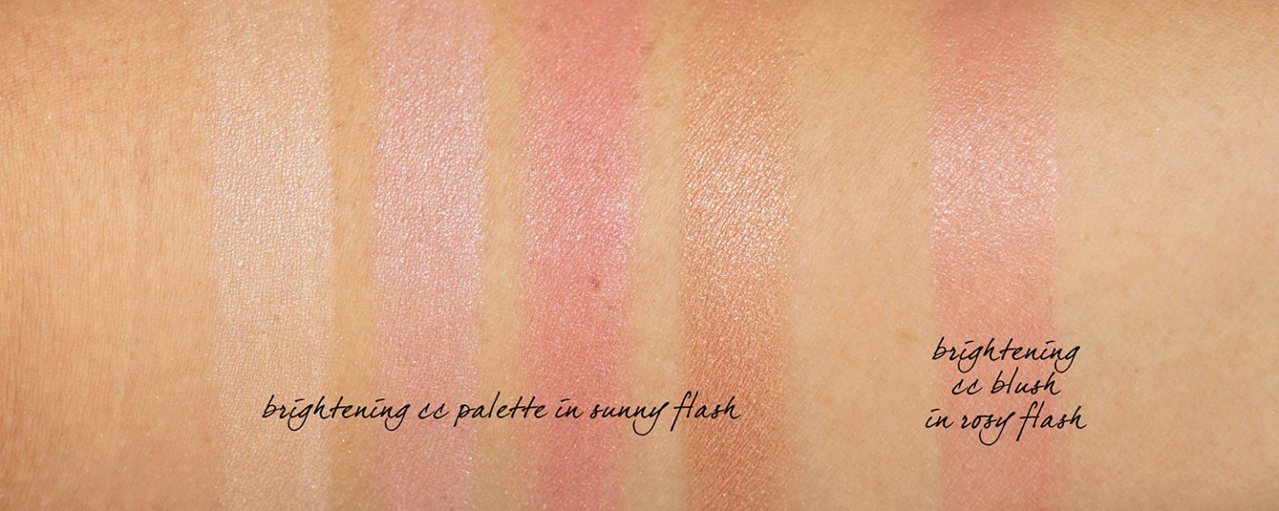 By Terry Brightening CC Palette in Sunny Flash swatches