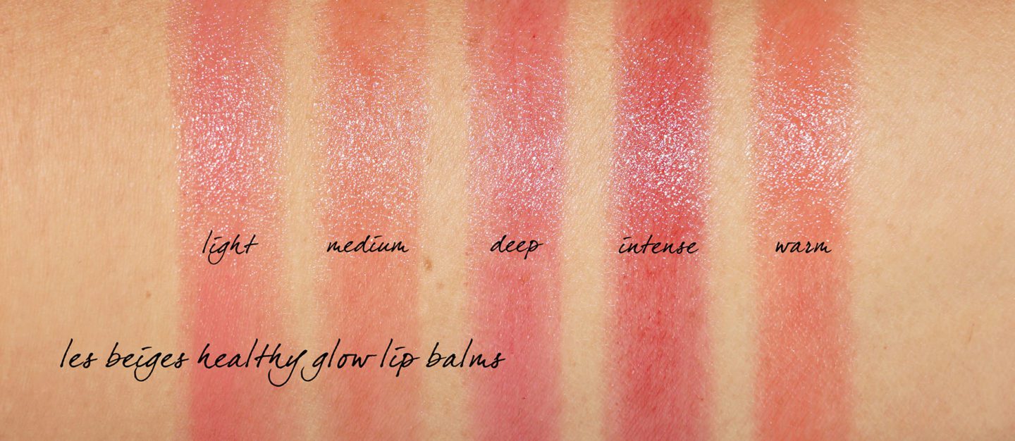 Chanel Les Beiges Healthy Glow Lip Balm Swatches