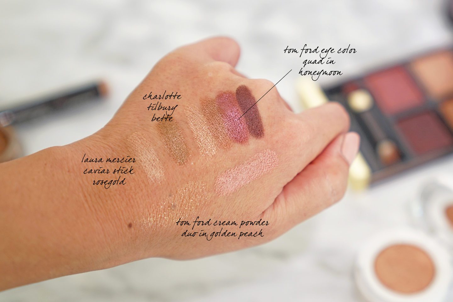 Best Everyday Eye Makeup Tom Ford + Charlotte Tilbury Swatches