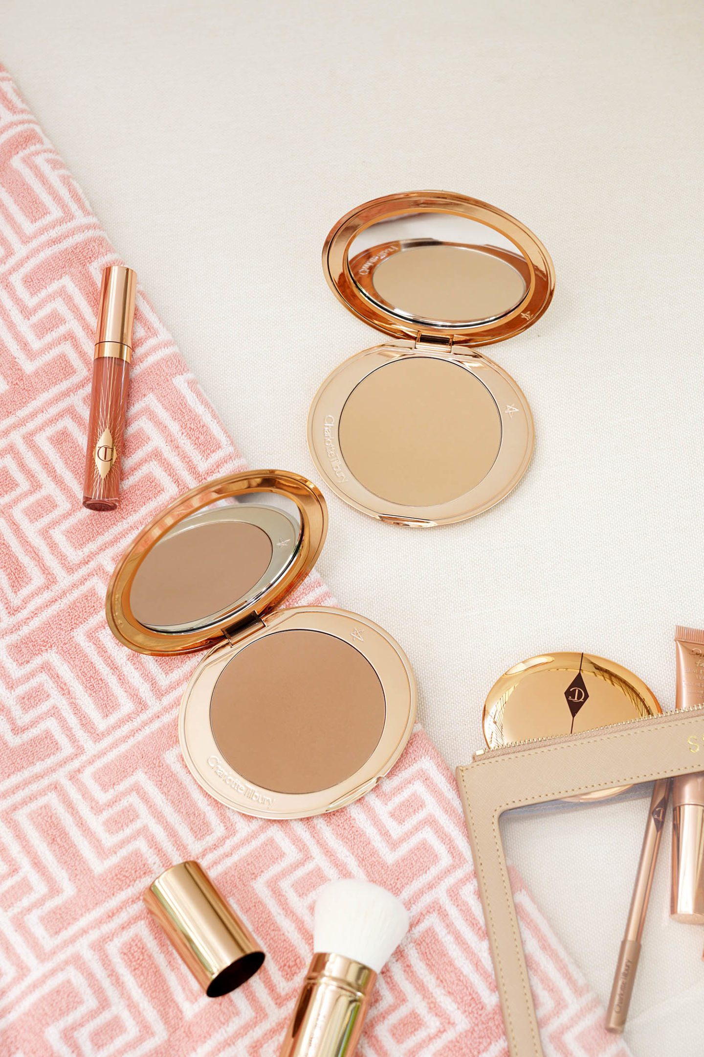 Charlotte Tilbury Airbrush Bronzer in Fair and Medium | The Beauty Look Book