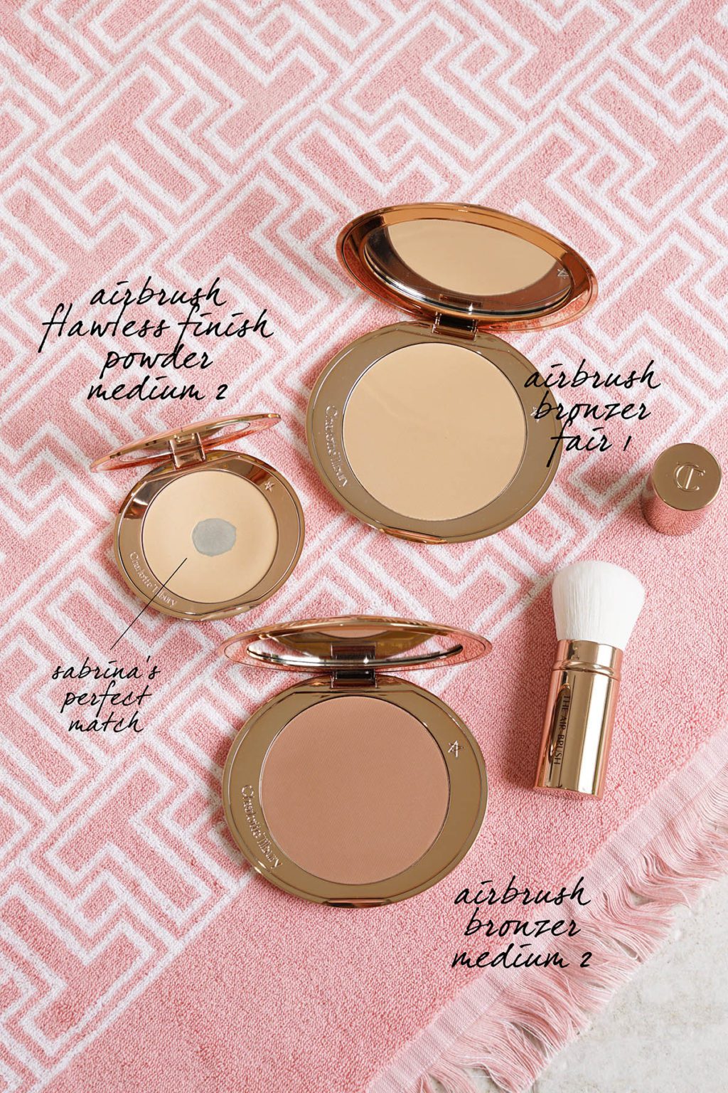 New Charlotte Tilbury Airbrush Bronzer, AirBrush and Desert Haze Quad