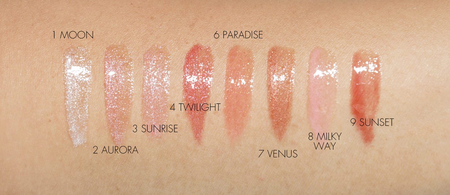 Sisley Le Phyto Gloss swatches