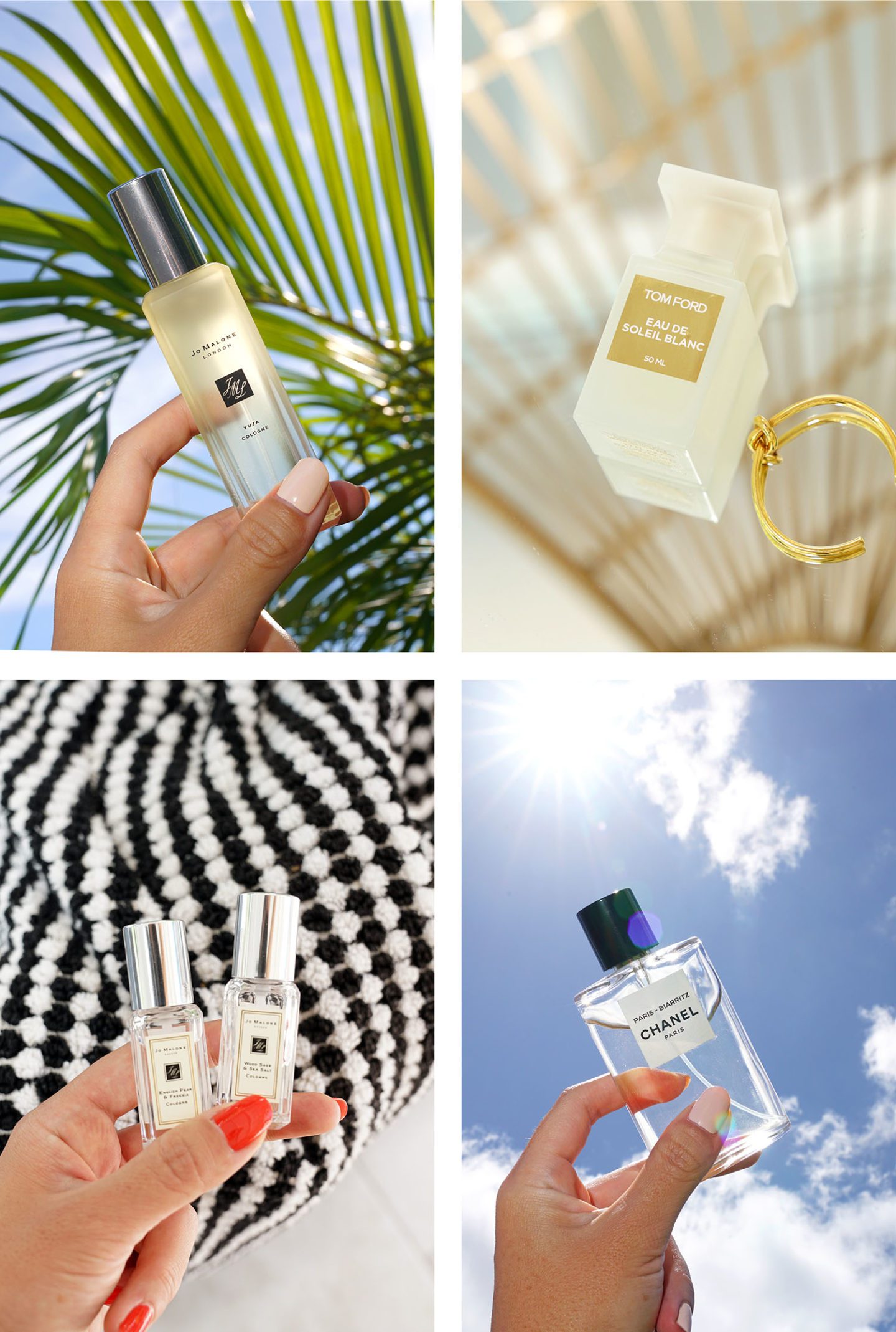 Best Summer Perfumes Jo Malone, Tom Ford and Chanel