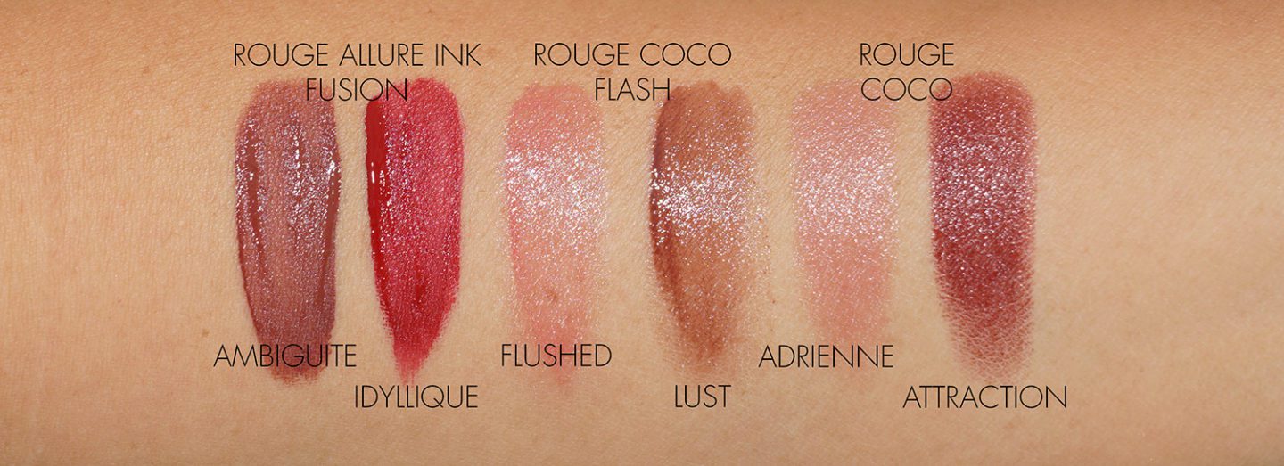 Chanel Fall Winter 2020 Lips swatches