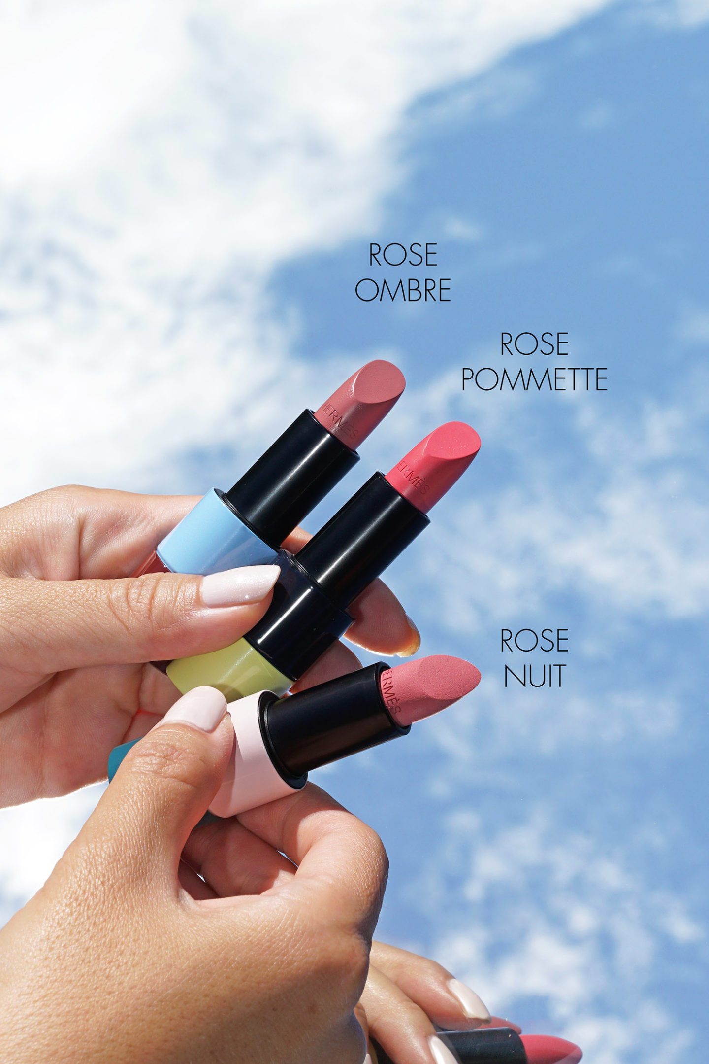 Hermes Lipsticks Fall 2020 Rose Ombre, Pommette, Nuit