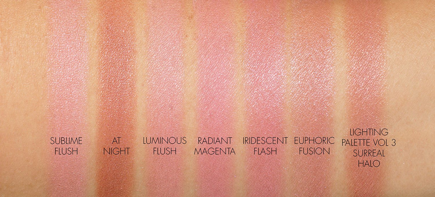 Hourglass At Night Ambient Lighting Blush Review & Swatches