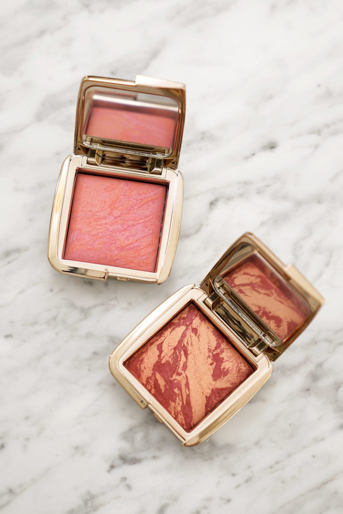Hourglass Ambient Lighting Blushes in Sublime Flush and At Night